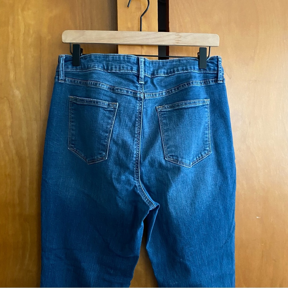 Sonoma Denim Blue Straight Leg Jeans 14 Petite - Picture 6 of 7